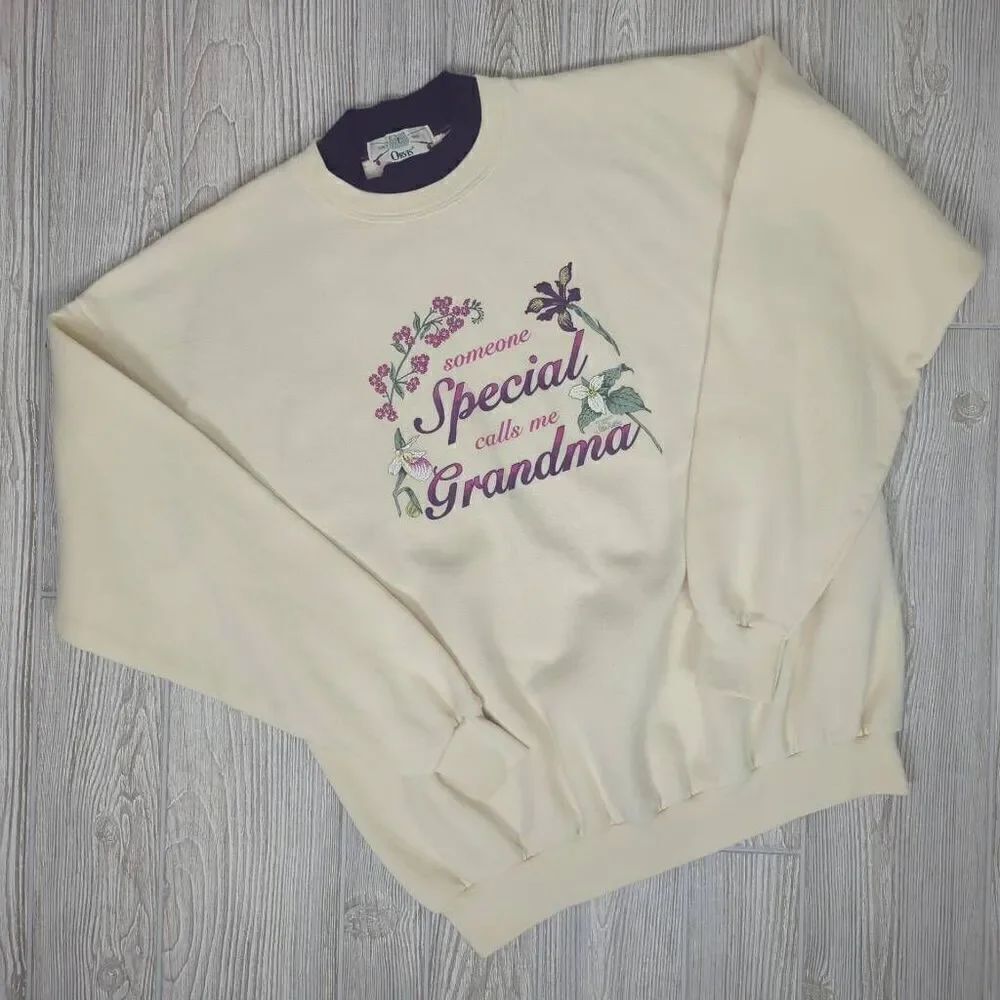 Vintage Orvis Women’s XL Someone Special Calls Me Grandma Granny Sweater